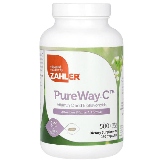 Zahler, PureWay-C™, 500 mg, 250 Capsules