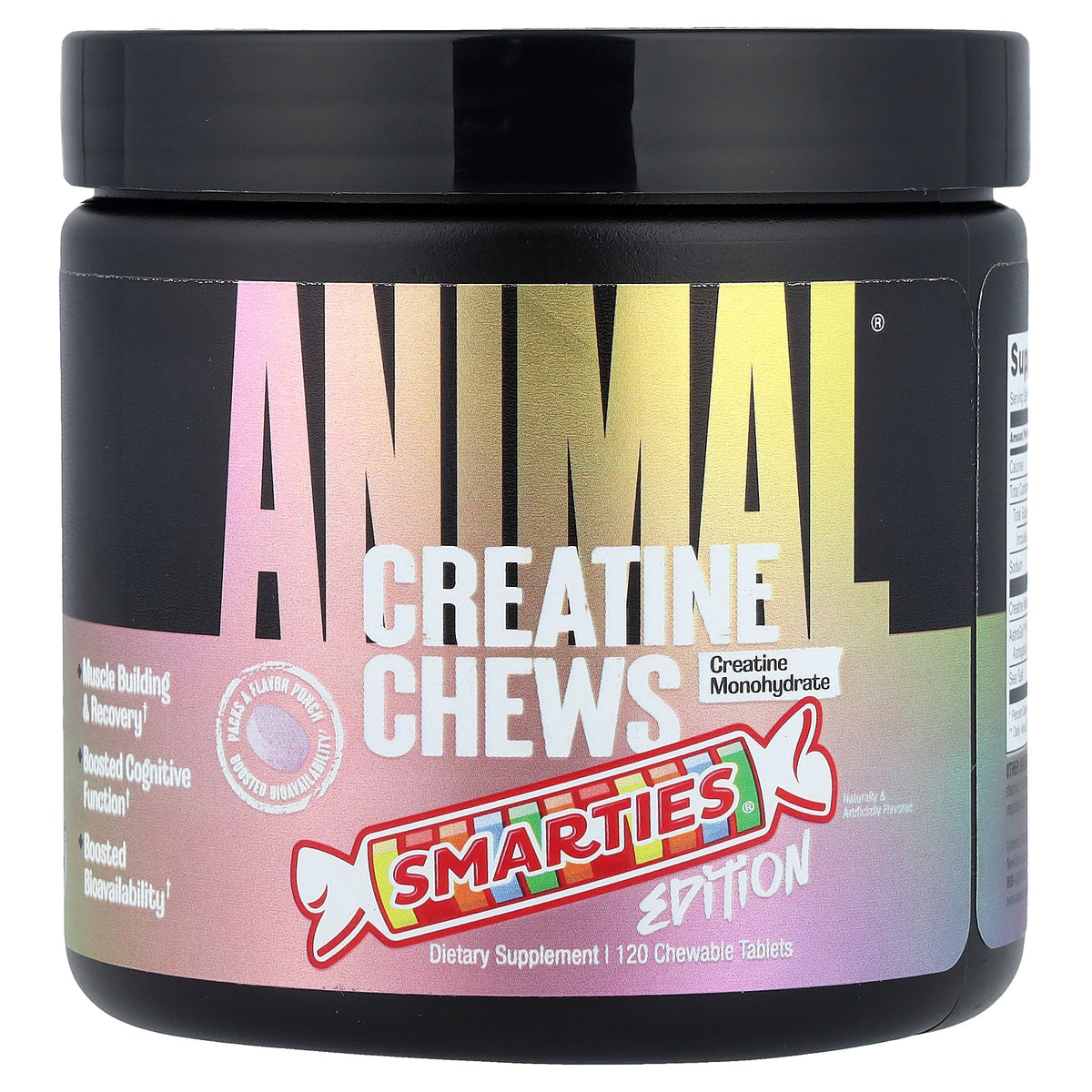 Animal, Creatine Chews, Smarties® Edition, 120 Chewable Tablets