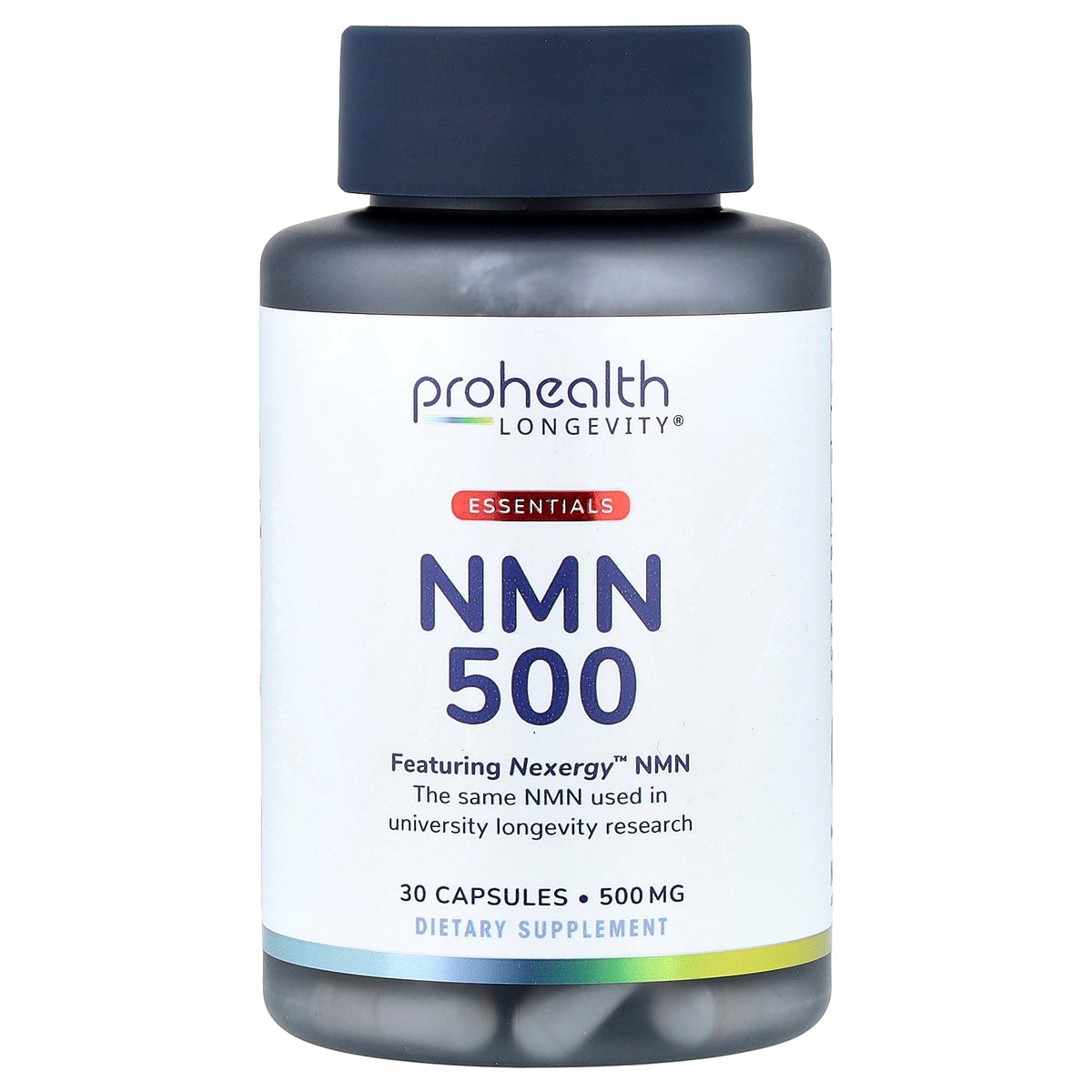 ProHealth Longevity, Essentials, NMN 500, 500 mg, 30 Capsules