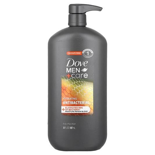 Dove, Men + Care, Body + Face Wash, Antibacterial, 30 fl oz (887 ml)