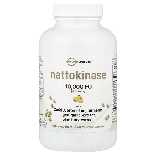 Micro Ingredients, Nattokinase, 240 Vegetarian Capsules