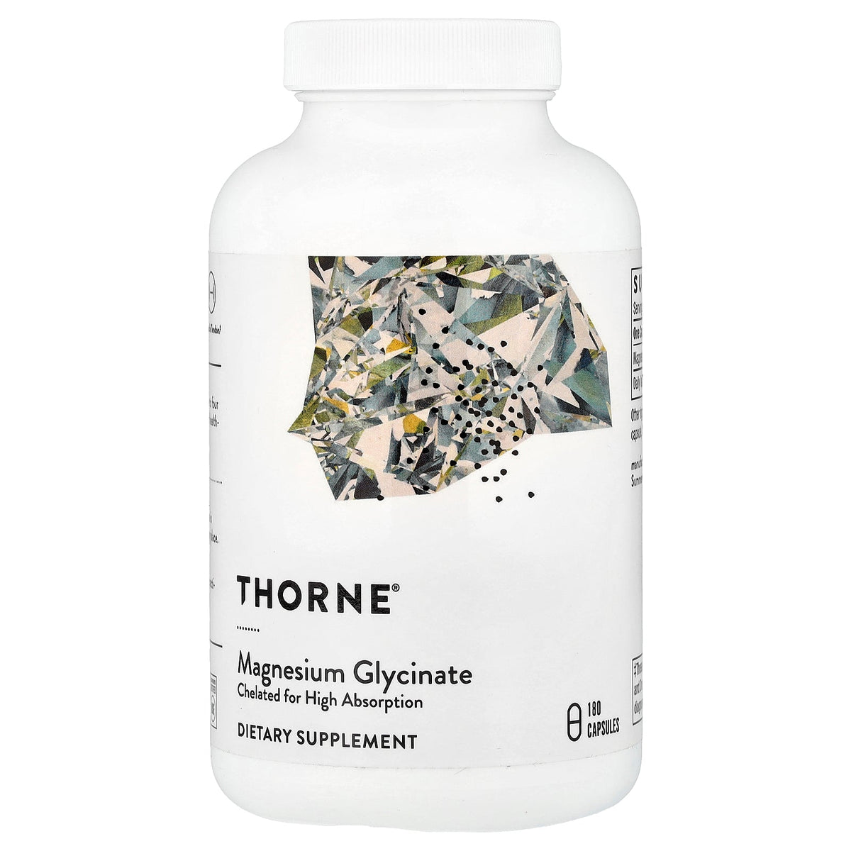 Thorne, Magnesium Glycinate, 180 Capsules (120 mg per Capsule)