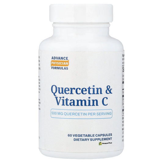 Advance Physician Formulas, Quercetin & Vitamin C, 500 mg, 60 Vegetable Capsules