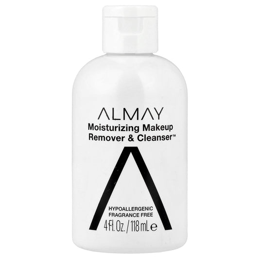 Almay, Moisturizing Makeup Remover & Cleanser™, Fragrance Free, 4 fl oz (118 ml)