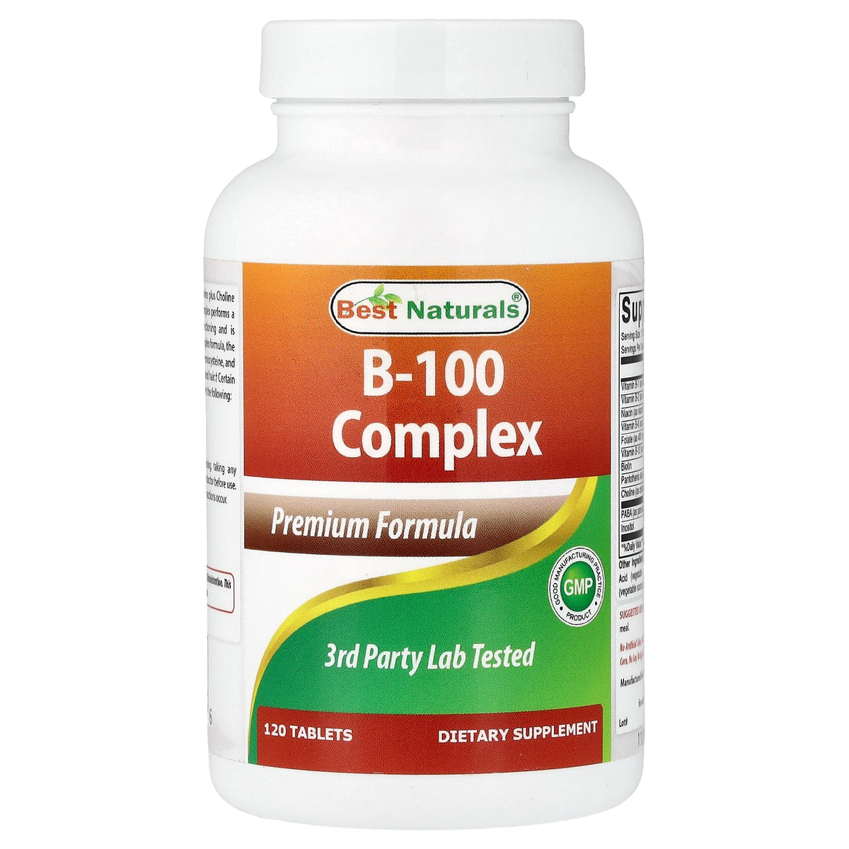 Best Naturals, B-100 Complex, 120 Tablets