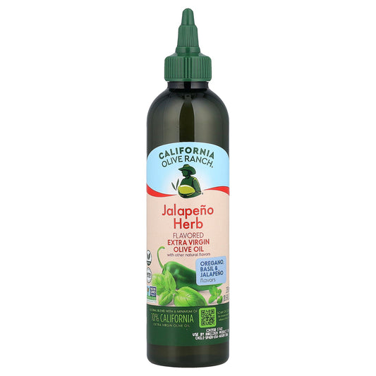 California Olive Ranch, Extra Virgin Olive Oil, Jalapeno Herb, 8.5 fl oz (250 ml)