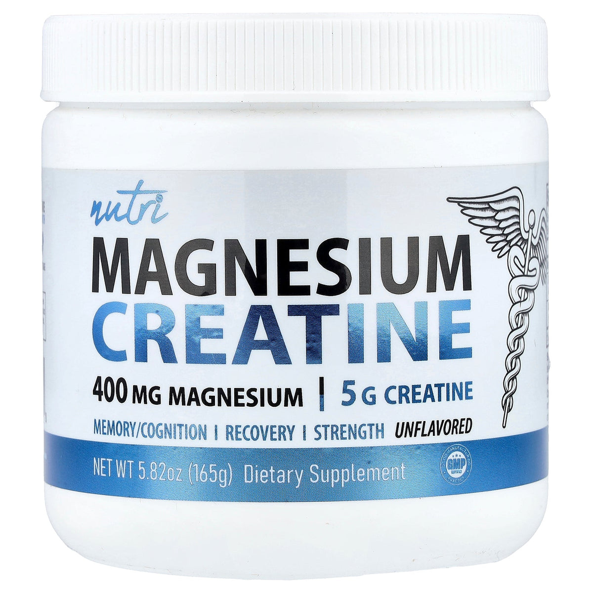 Nutri, Magnesium Creatine, Unflavored, 5.82 oz (165 g)