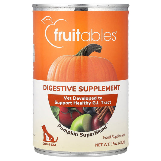 Fruitables, Digestive Supplement, For Dog & Cat, Pumpkin SuperBlend™, 15 oz (425 g)