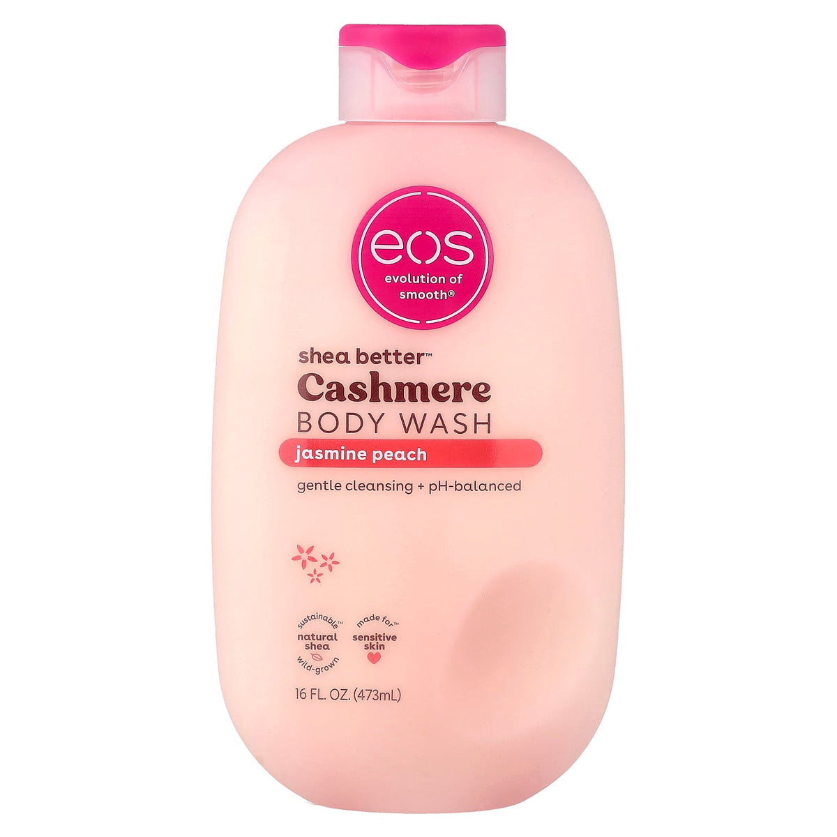 EOS, Shea Better™, Cashmere Body Wash, Jasmine Peach, 16 fl oz (473 ml