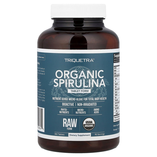 Triquetra, Organic Spirulina, 360 Tablets