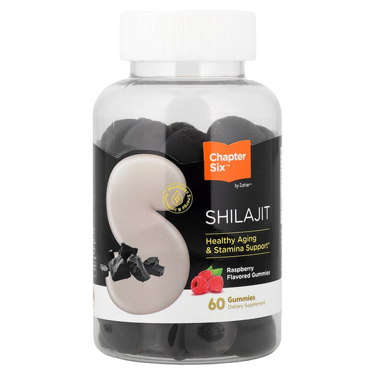 Zahler, Chapter Six™, Shilajit Gummies, Raspberry, 60 Gummies