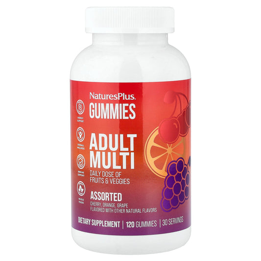 NaturesPlus, Adult Multi Gummies, Assorted, 120 Gummies