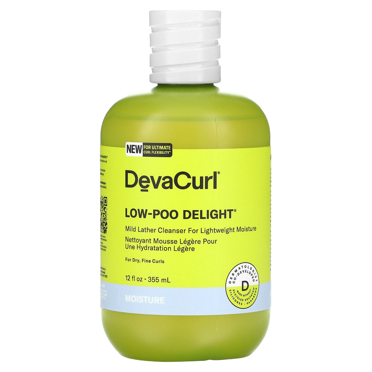 DevaCurl, Low-Poo Delight, Mild Lather Cleanser For Lightweight Moisture, 12 fl oz (355 ml)