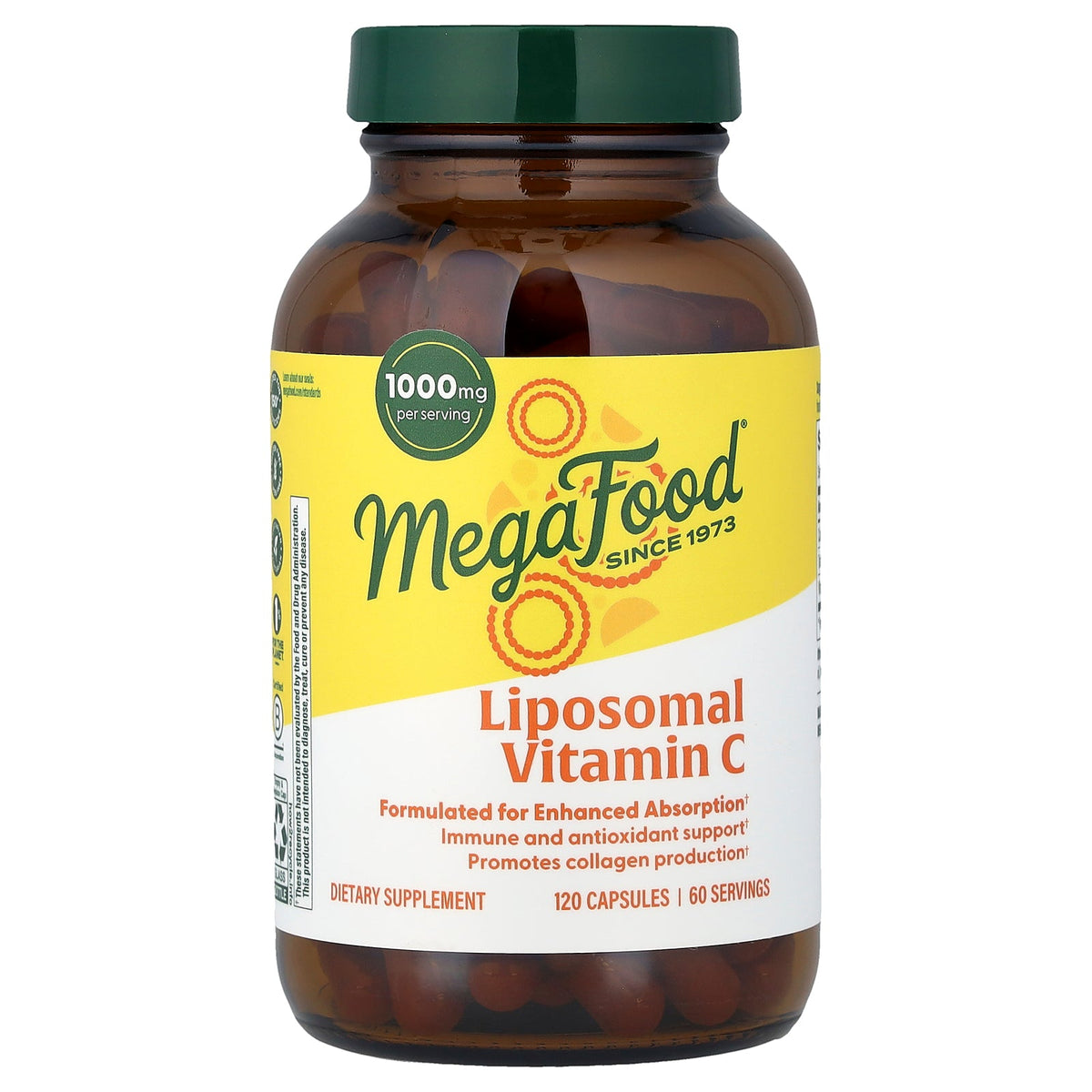 MegaFood, Liposomal Vitamin C, 120 Capsules (500 mg per Capsule)