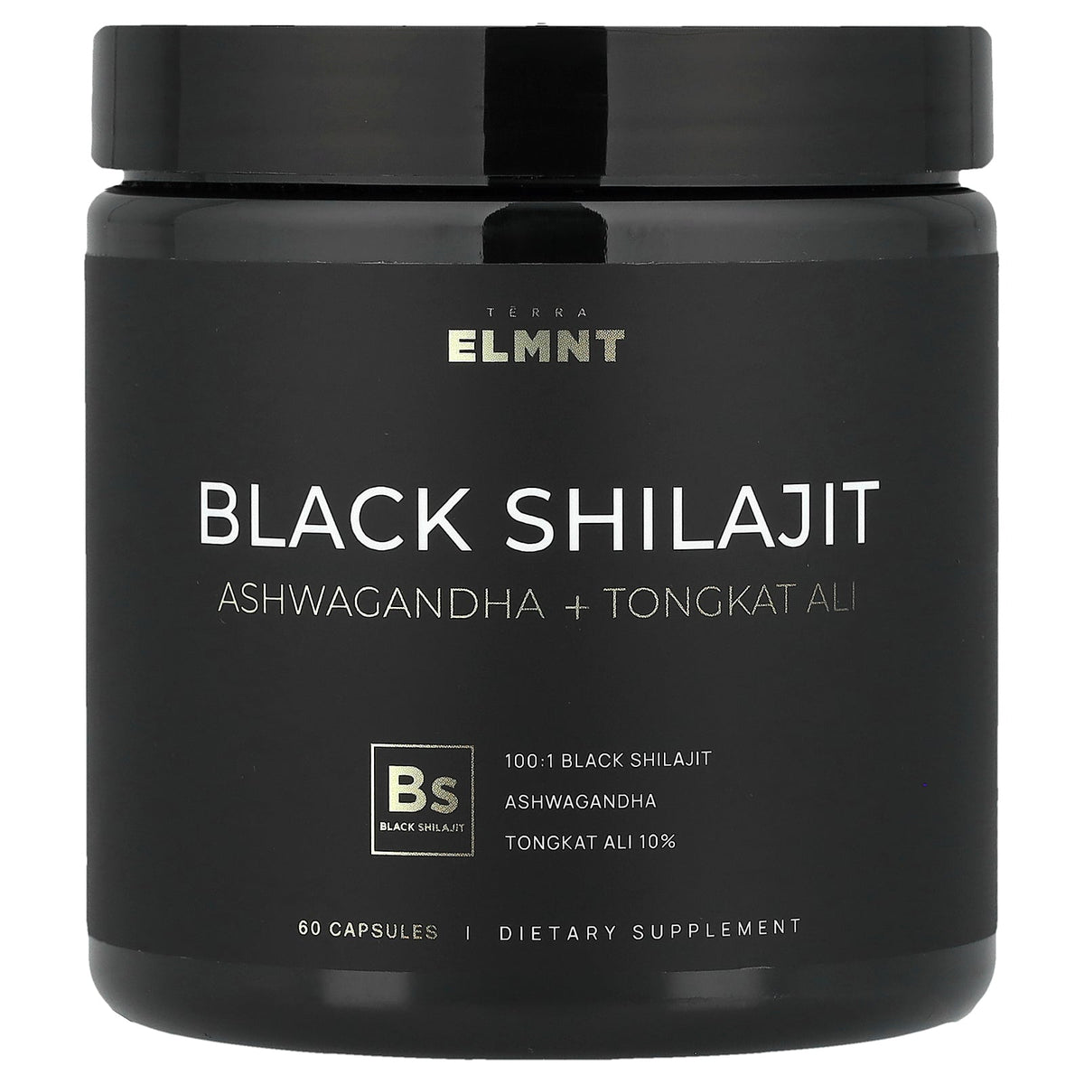 TERRA ELMNT, Black Shilajit, 60 Capsules