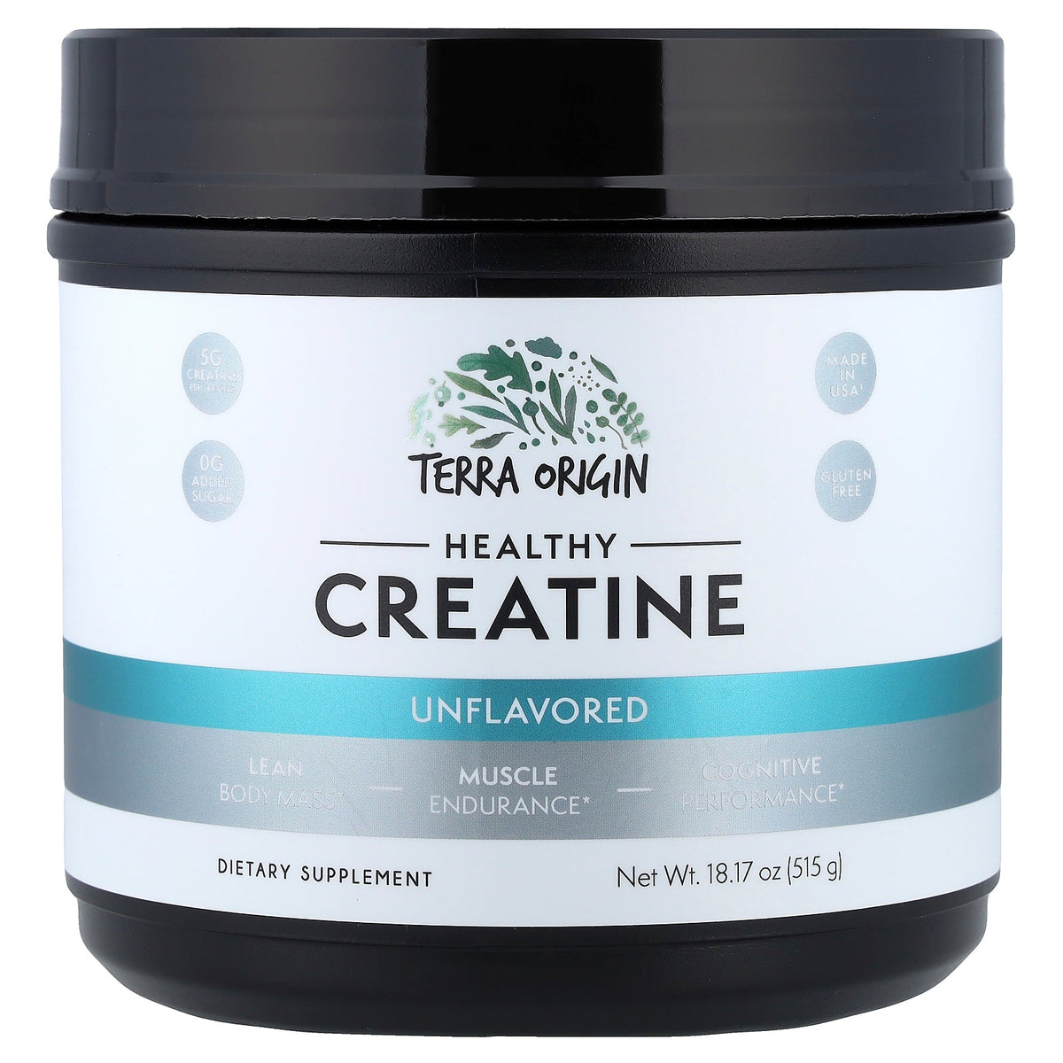 Terra Origin, Healthy Creatine, Unflavored, 18.17 oz (515 g)