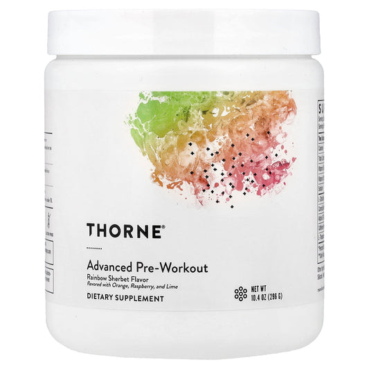 Thorne, Advanced Pre-Workout, Rainbow Sherbet, 10.4 oz (296 g)