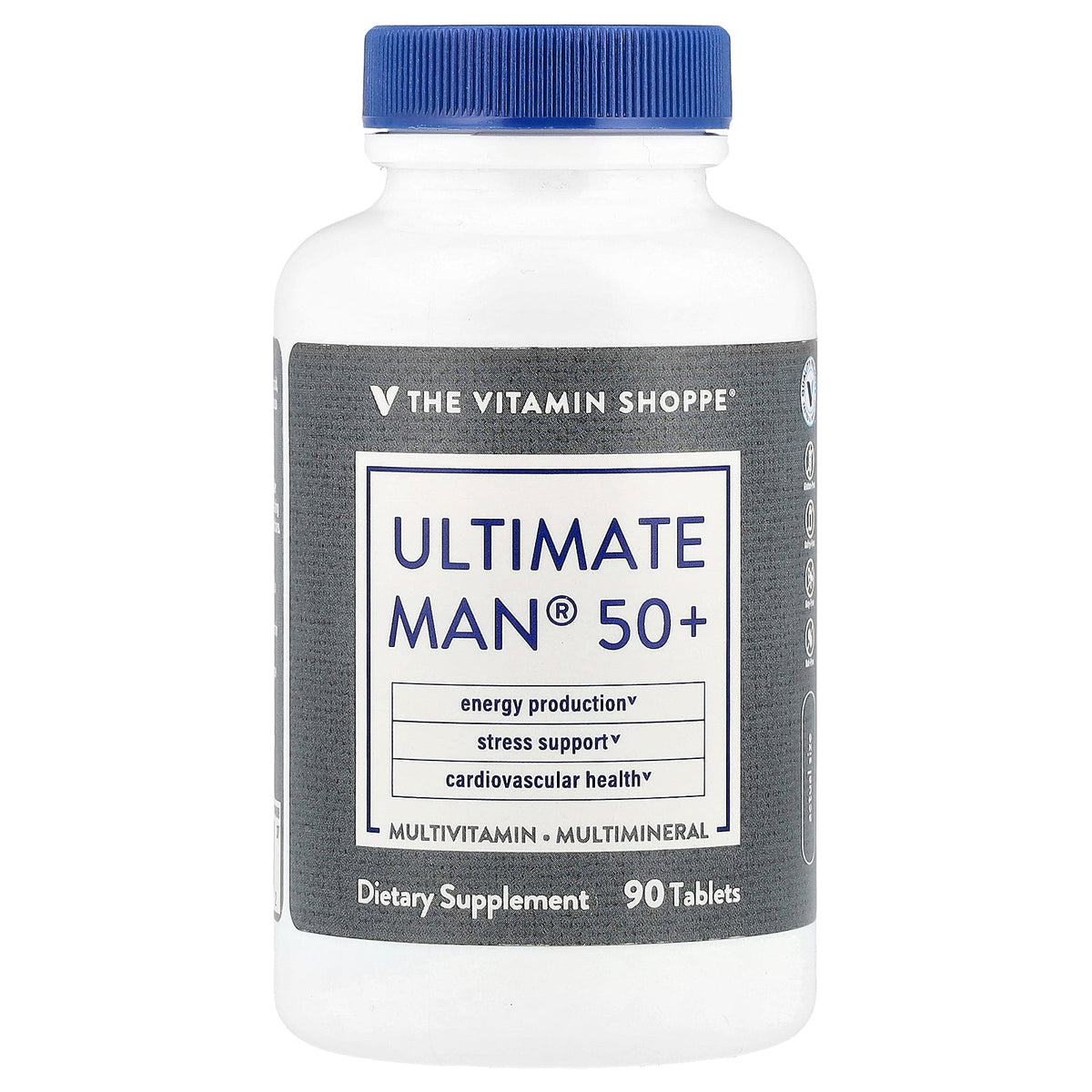 The Vitamin Shoppe, Ultimate Man® 50+, Multivitamin & Multimineral, 90 Tablets