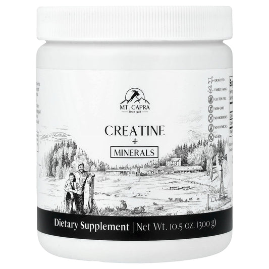 Mt. Capra, Creatine + Minerals, 10.5 oz (300 g)