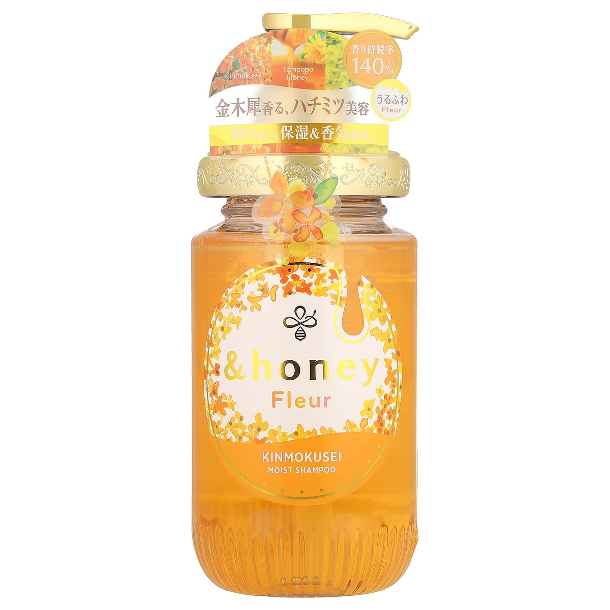 &honey, Fleur Moist Shampoo, Osmanthus Honey, 14.9 fl oz (440 ml)