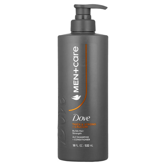 Dove, Men + Care, 2-in-1 Shampoo + Conditioner, 18 fl oz (532 ml)