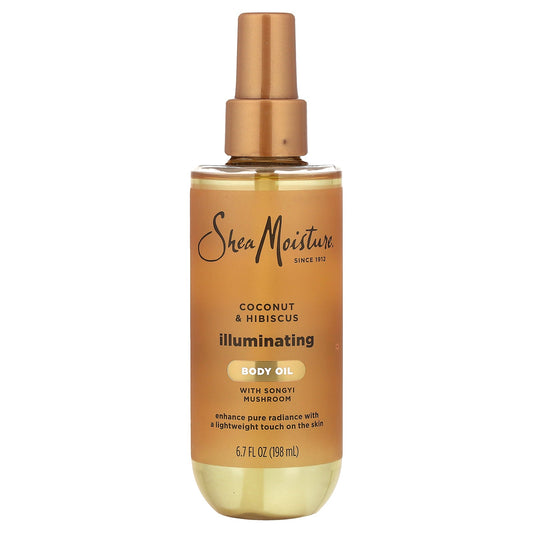 SheaMoisture, Illuminating Body Oil, Coconut & Hibiscus, 6.7 fl oz (198 ml)