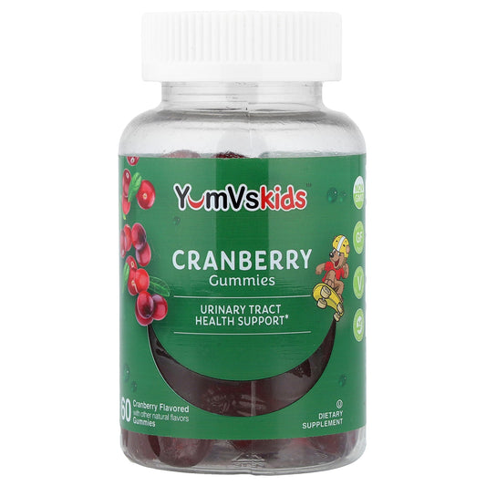 YumVs, Kids, Cranberry Gummies, Cranberry, 60 Gummies (250 mg per Gummy)