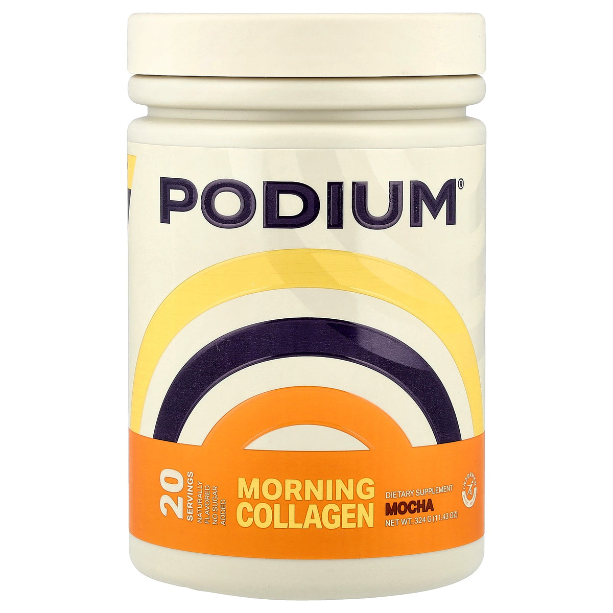 Podium Nutrition, Morning Collagen, Mocha, 11.43 oz (324 g)