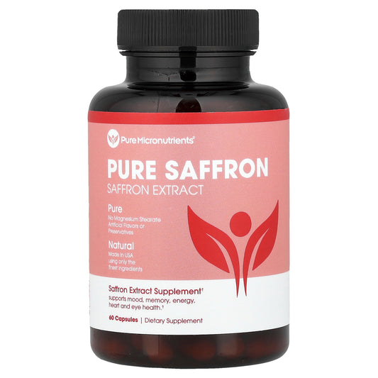 Pure Micronutrients, Pure Saffron Extract, 60 Capsules (88.5 mg per Capsule)