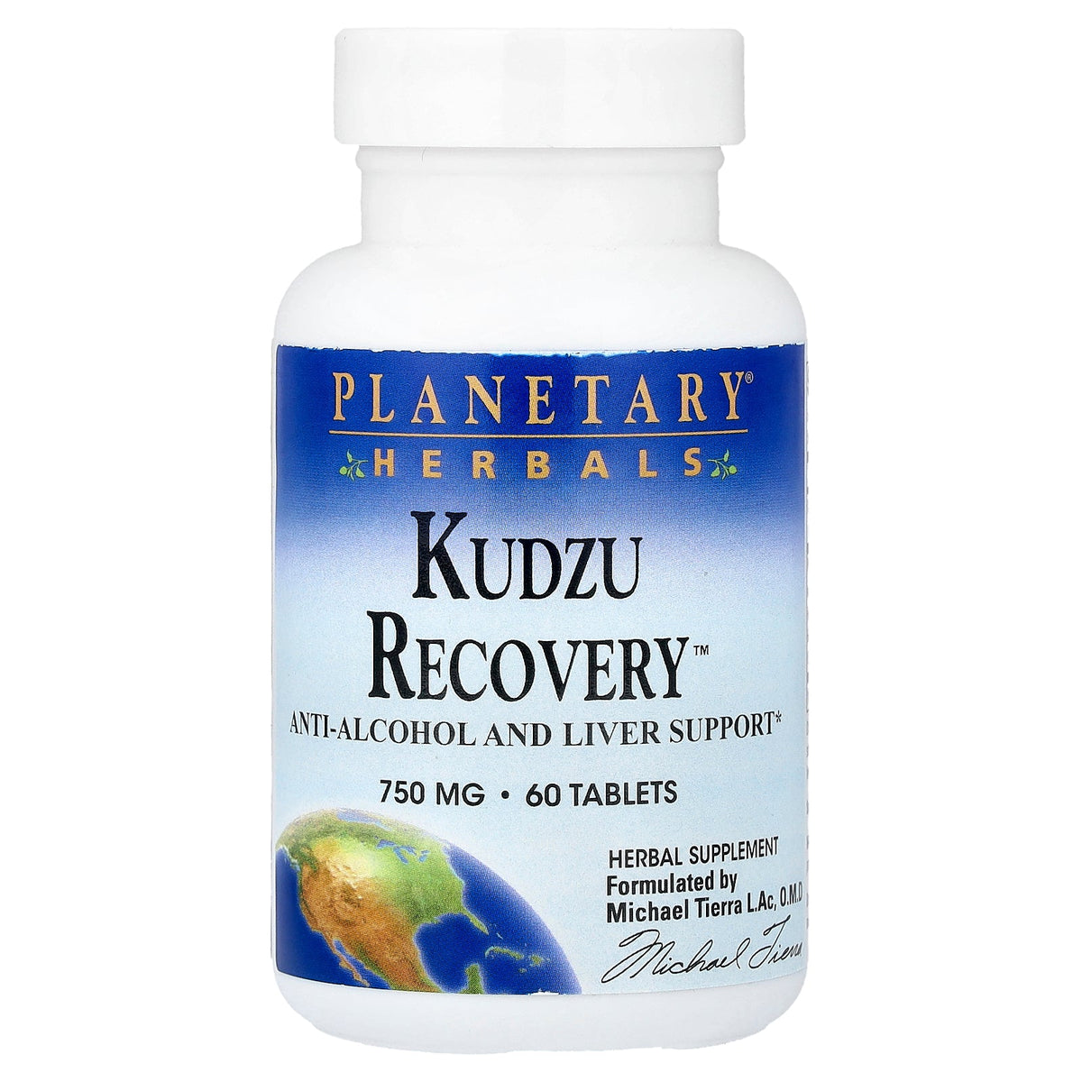 Planetary Herbals, Kudzu Recovery™, 60 Tablets