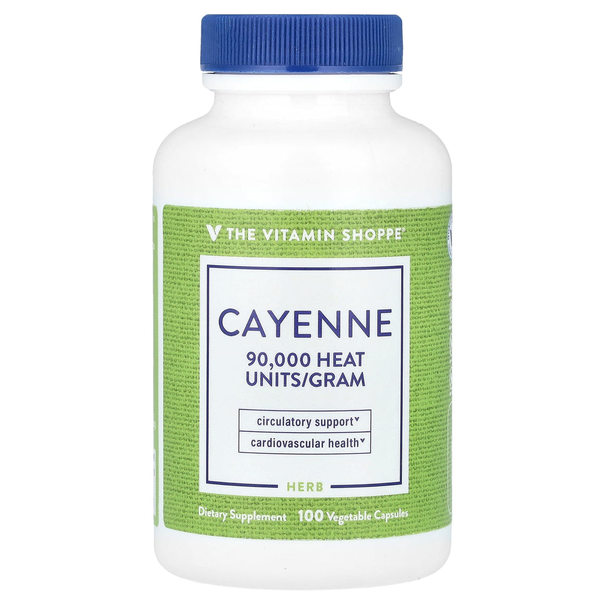 The Vitamin Shoppe, Cayenne, 100 Vegetable Capsules (450 mg per Capsule)