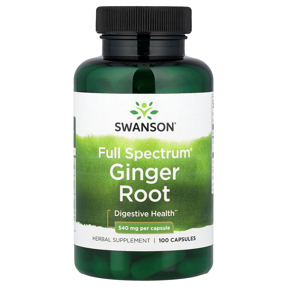 Swanson Vitamins, Full Spectrum® Ginger Root, 540 mg, 100 Capsules