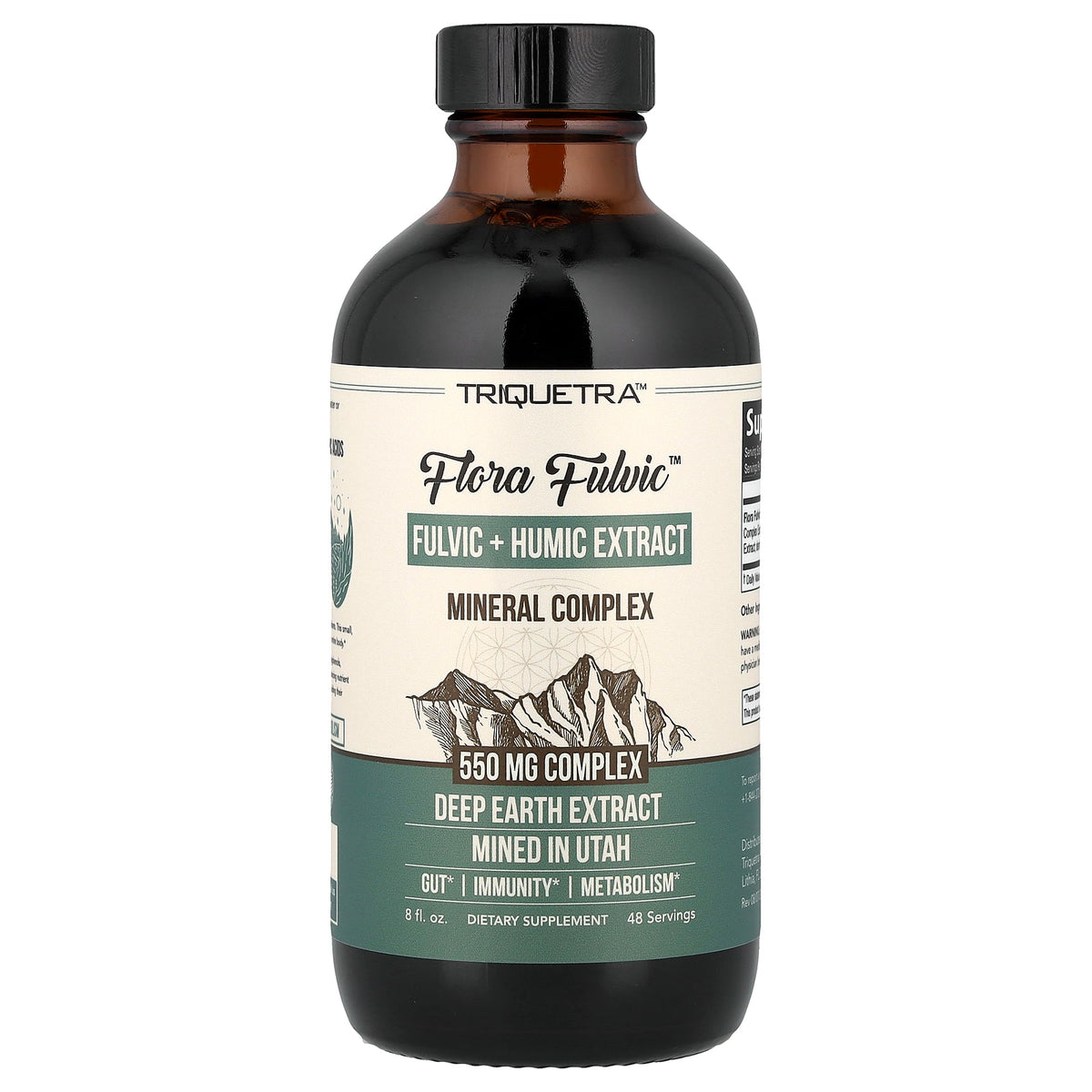 Triquetra, Flora Fulvic™, Fulvic + Humic Extract Mineral Complex, 8 fl oz