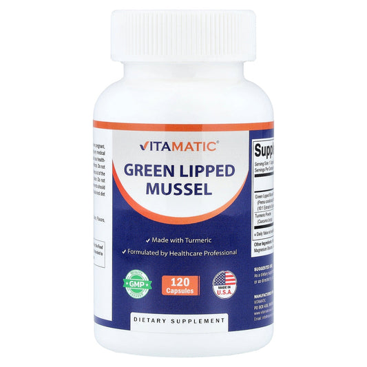 Vitamatic, Green Lipped Mussel, 120 Capsules