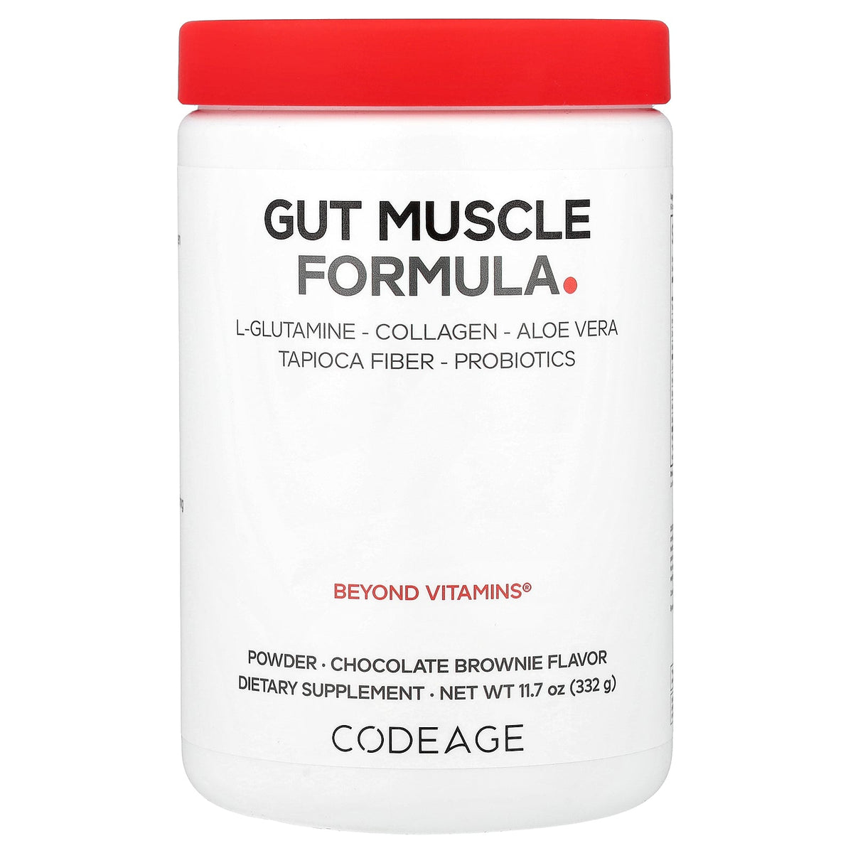 Codeage, Gut Muscle Formula, Chocolate Brownie, 11.7 oz (332 g)