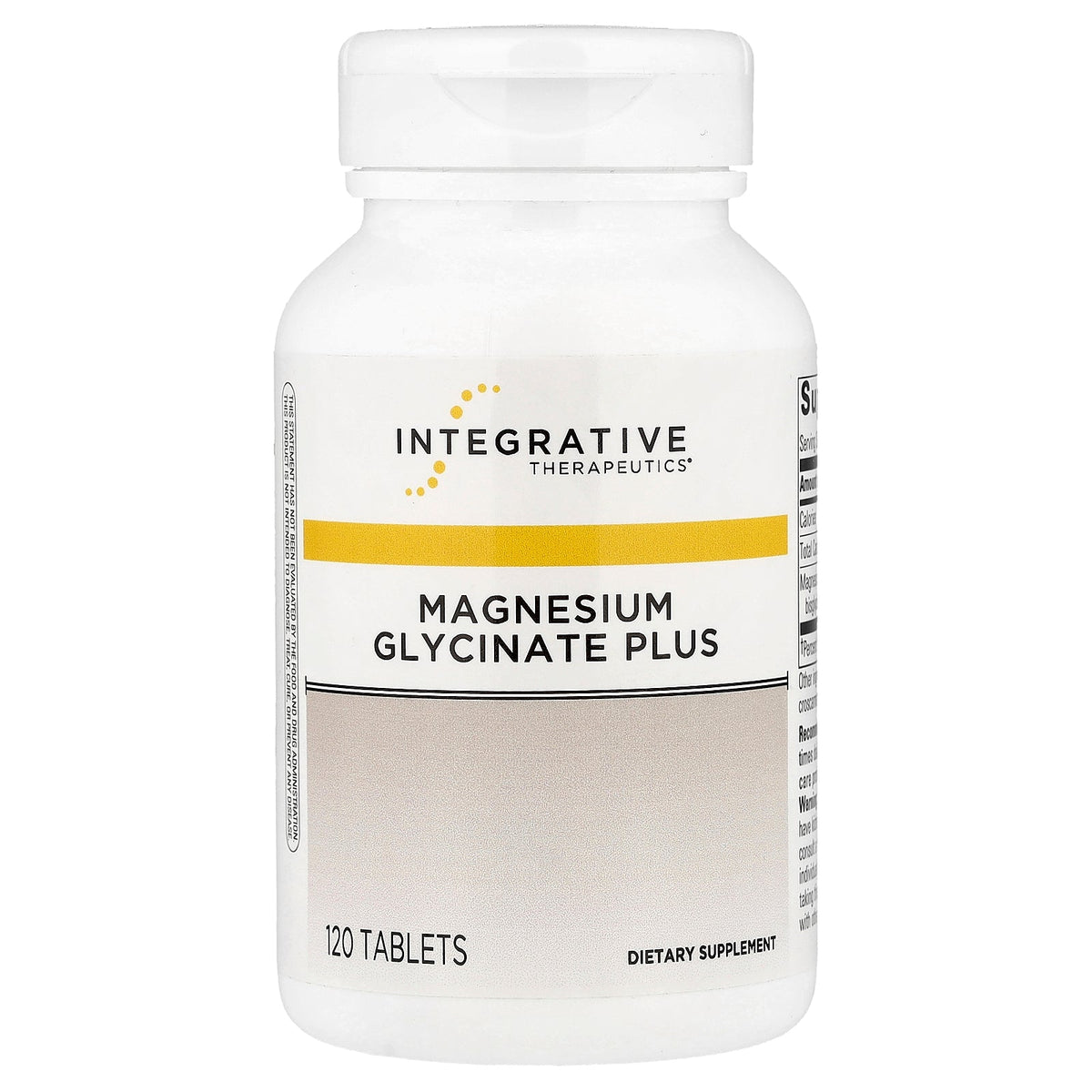 Integrative Therapeutics, Magnesium Glycinate Plus, 120 Tablets (110 mg per Tablet)