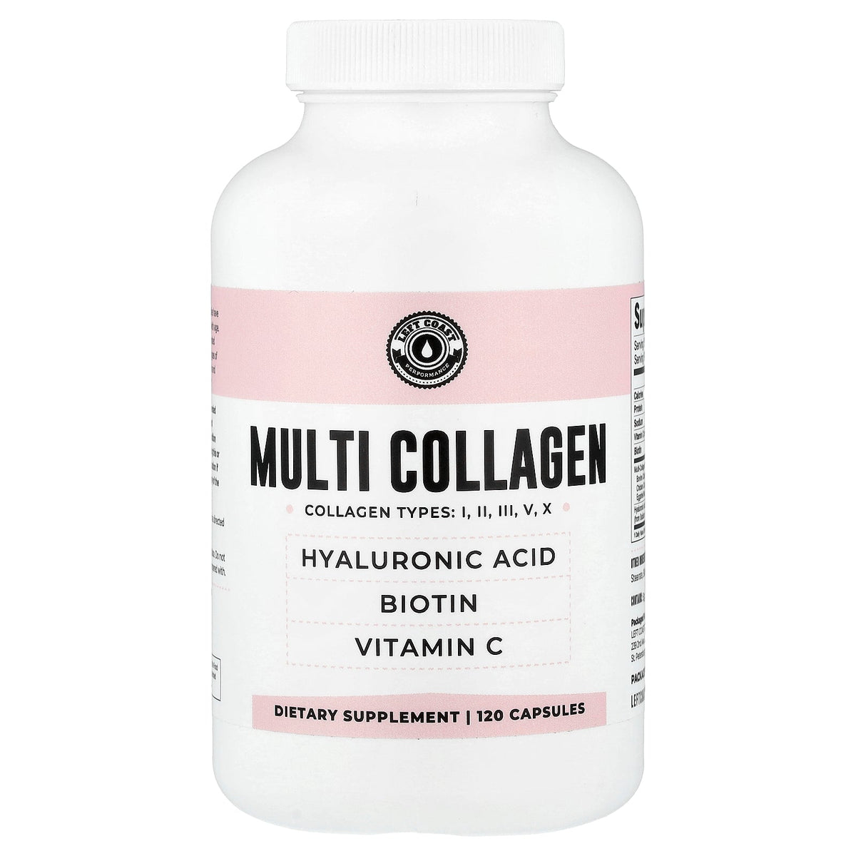 Left Coast Performance, Multi Collagen, 120 Capsules