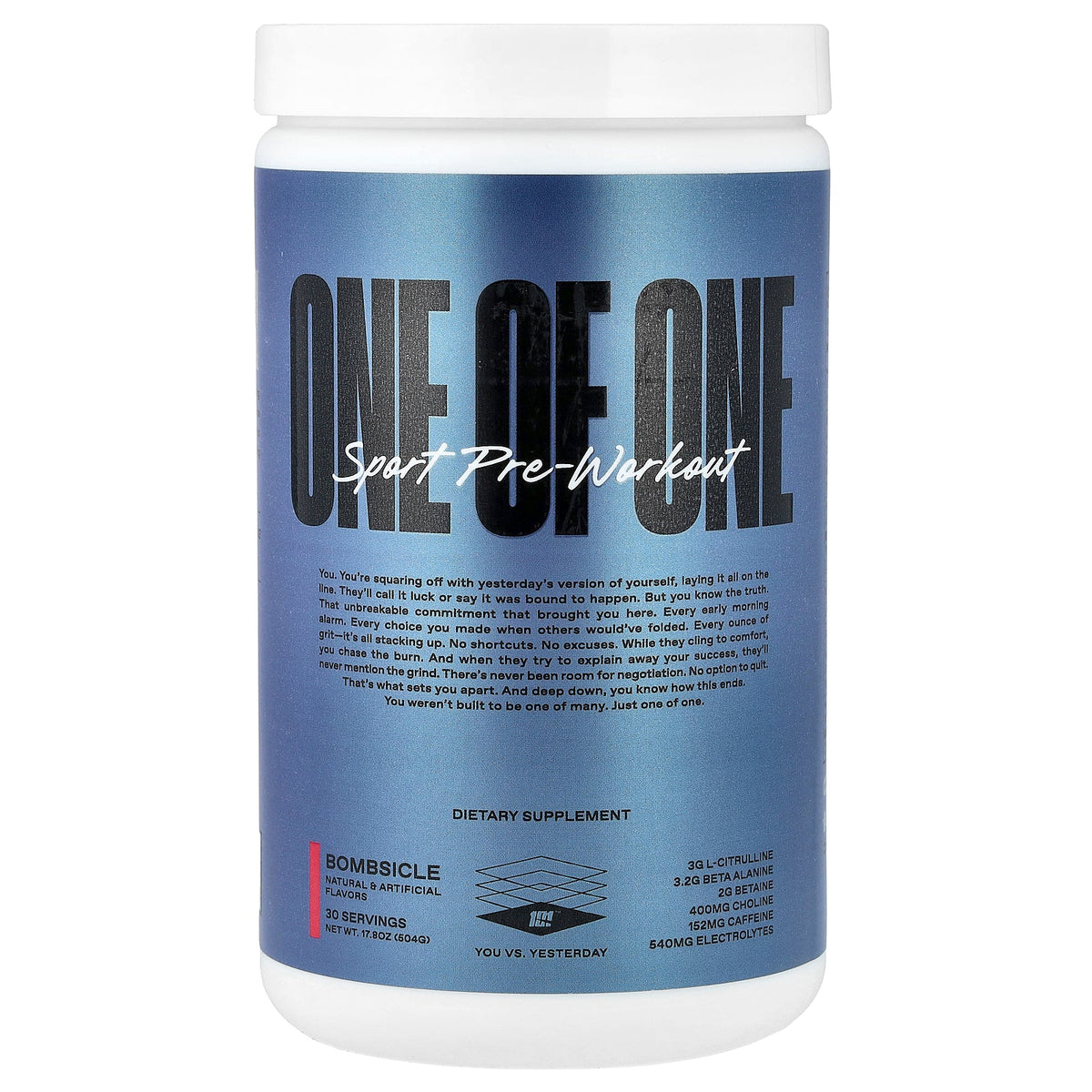 ONE OF ONE, Sport Pre-Workout, Bombsicle, 17.8 oz (504 g)