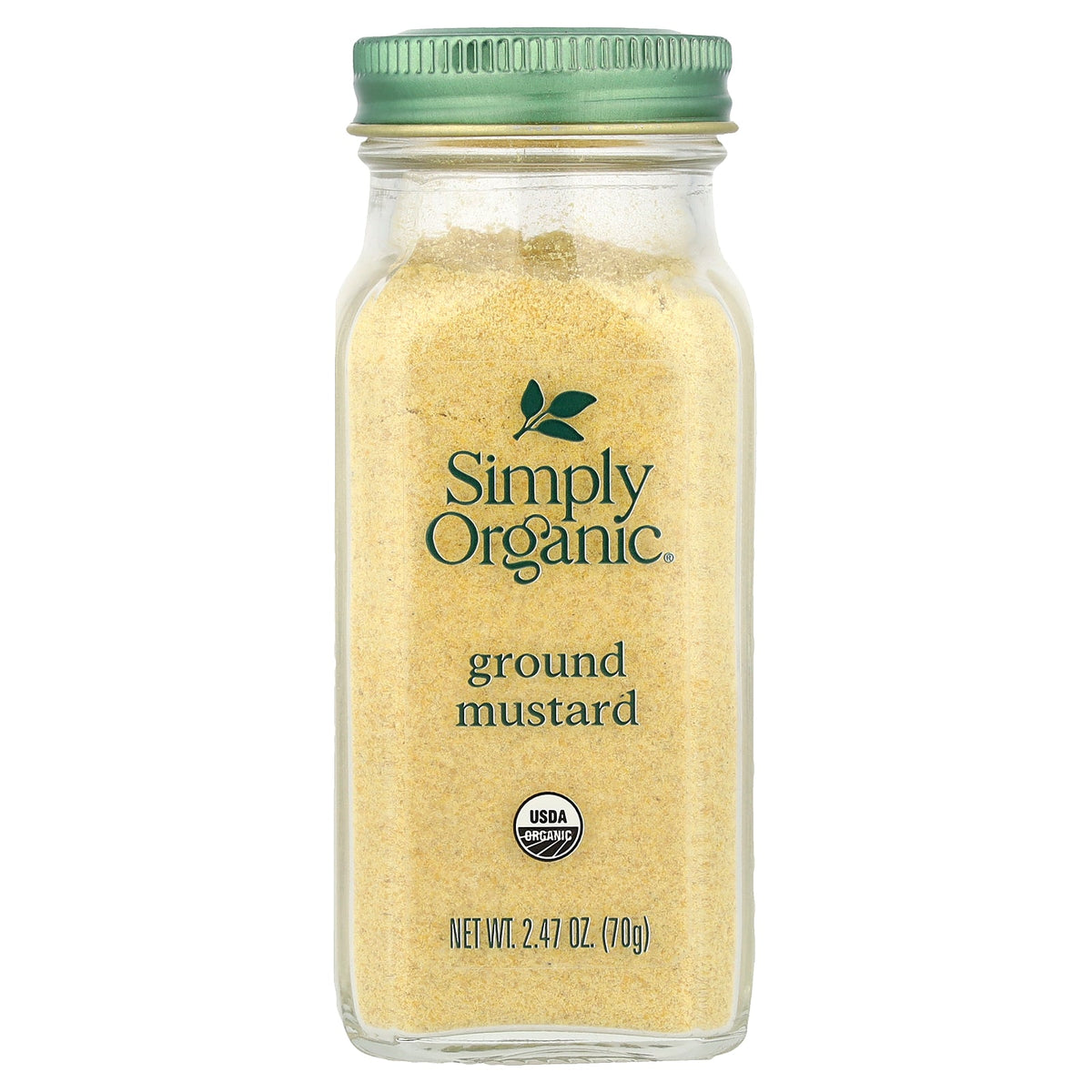 Simply Organic, Organic Ground Mustard, 2.47 oz (70 g)