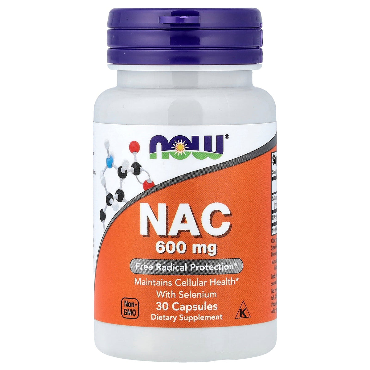 NOW Foods, NAC With Selenium, 30 Capsules
