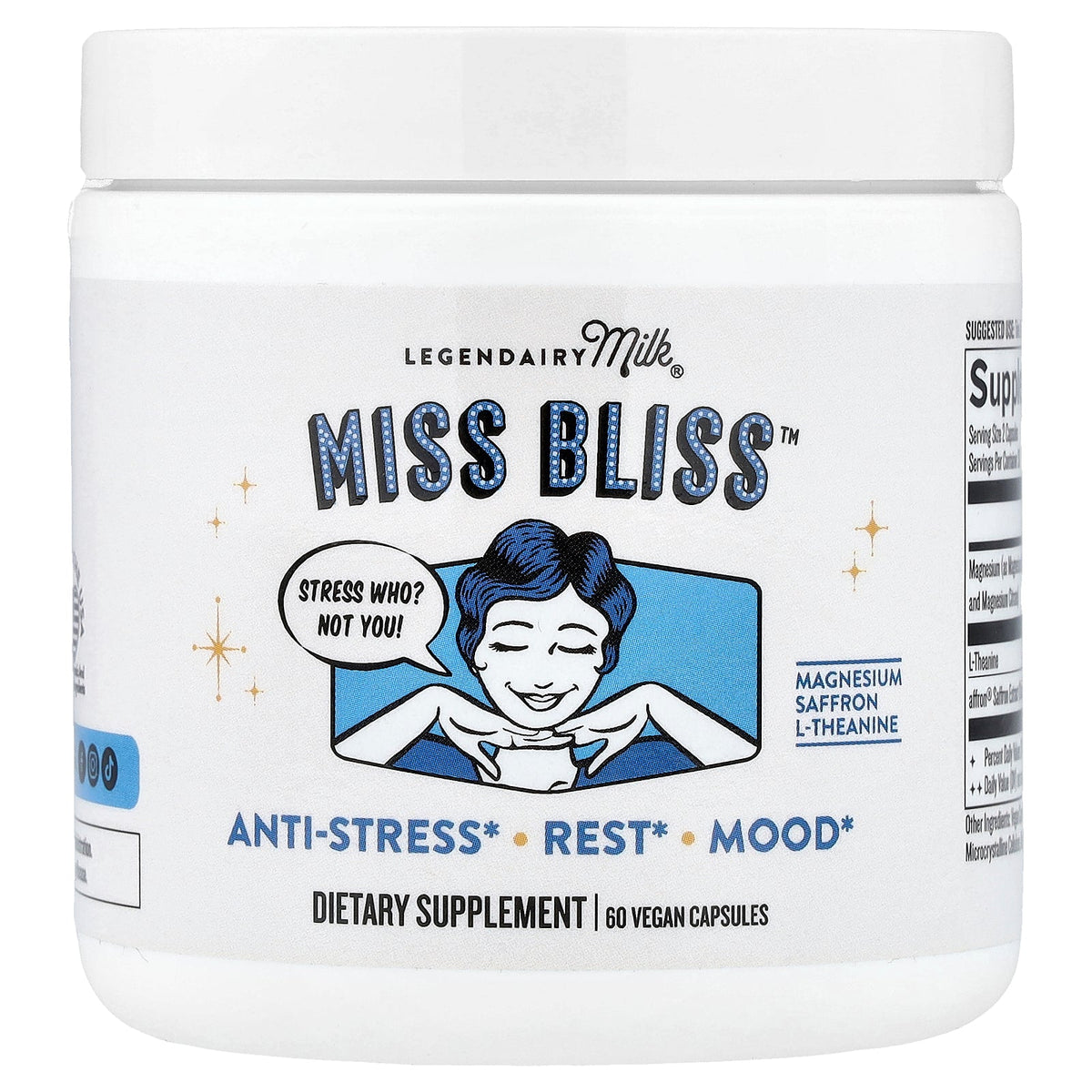 Legendairy Milk, Miss Bliss™, 60 Vegan Capsules