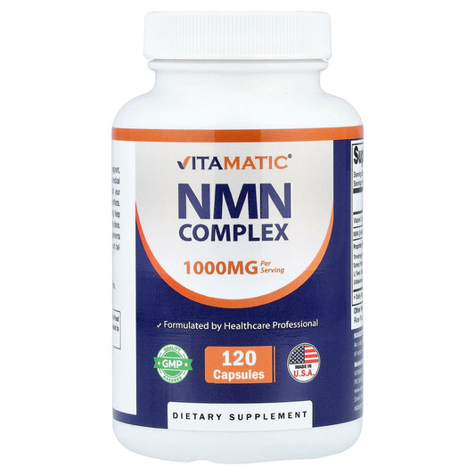 Vitamatic, NMN Complex, 120 Capsules