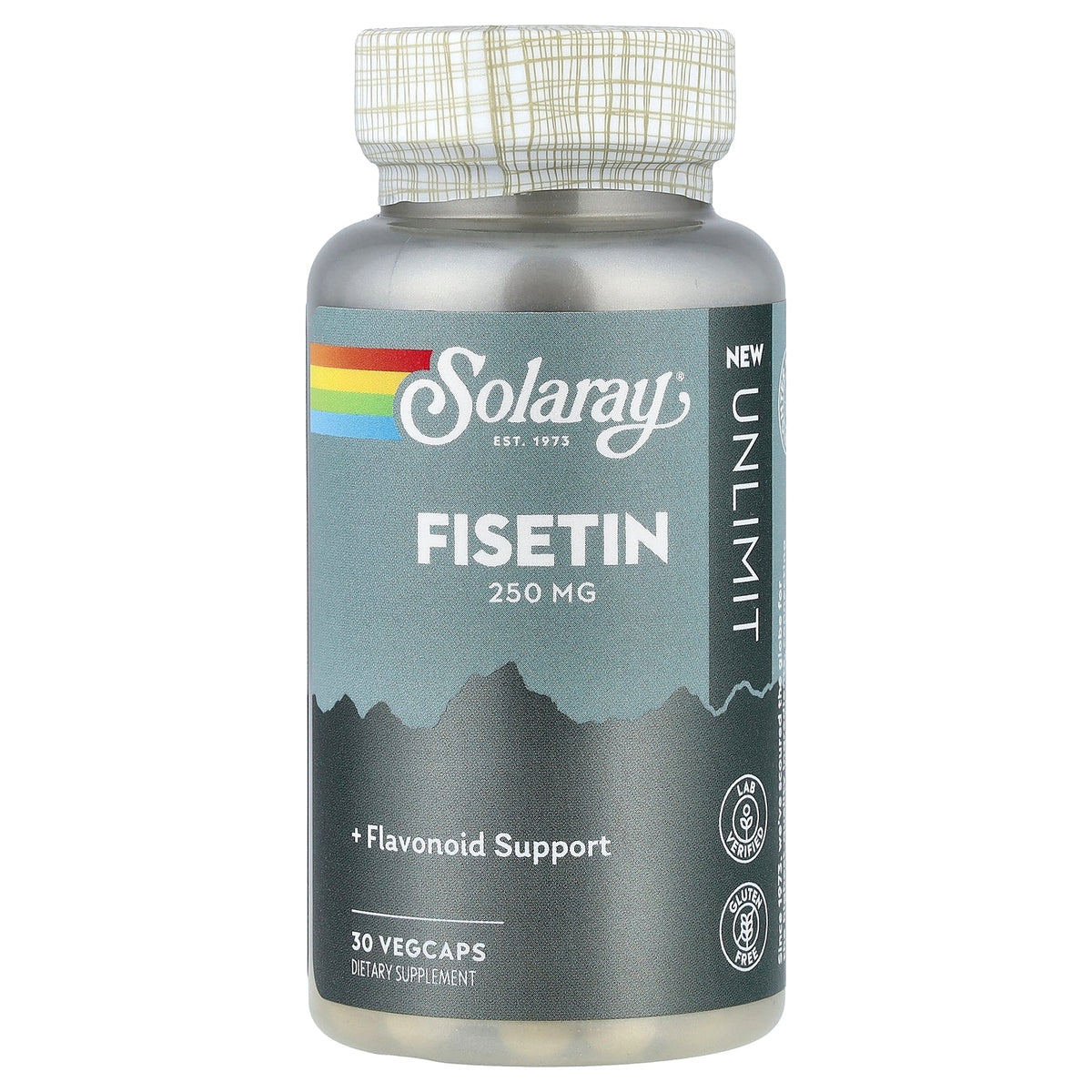 Solaray, Unlimit, Fisetin, 250 mg, 30 VegCaps