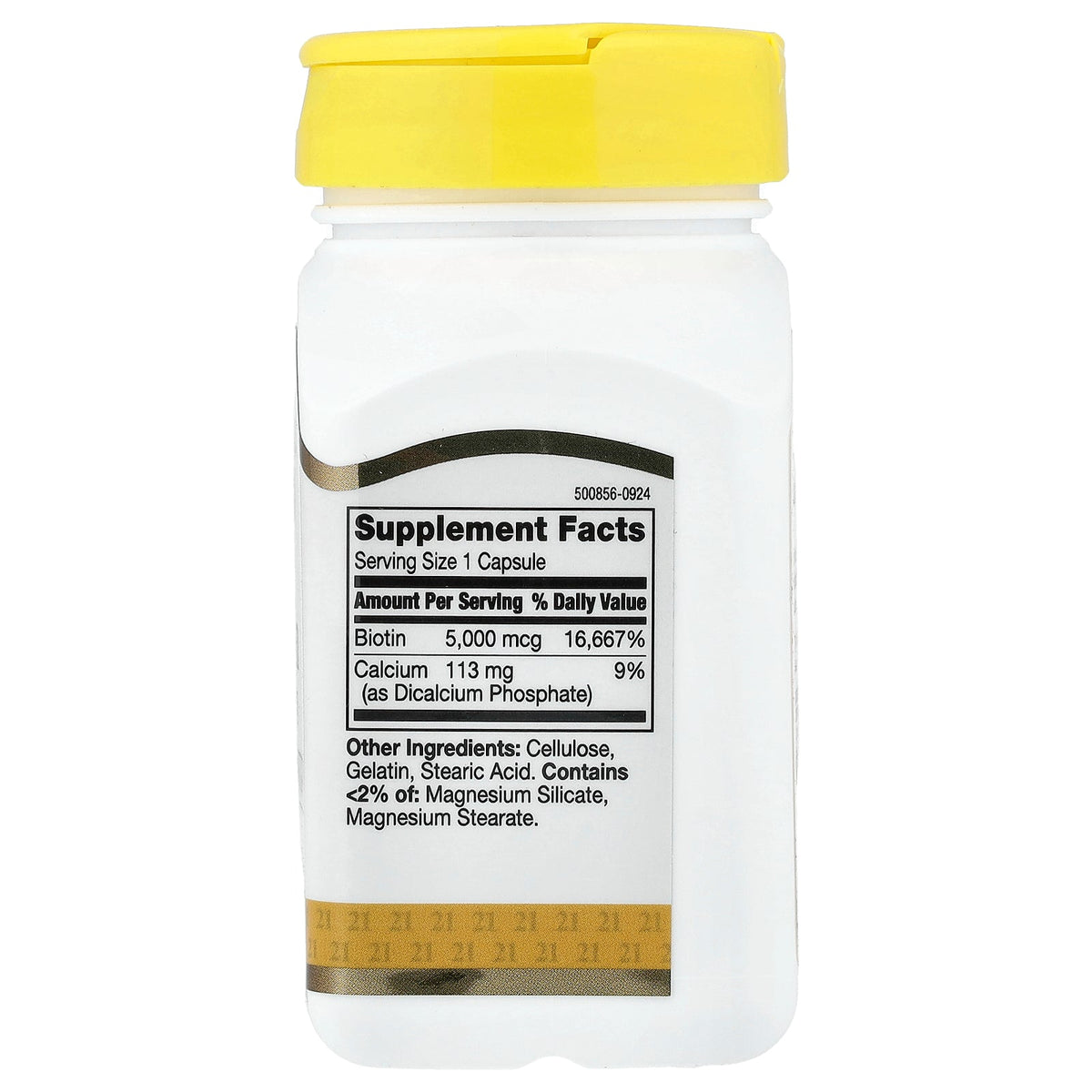 21st Century, Biotin, 5,000 mcg, 110 Capsules