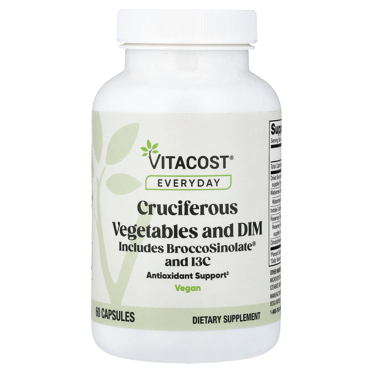 Vitacost, Everyday, Cruciferous Vegetable and DIM, 60 Capsules