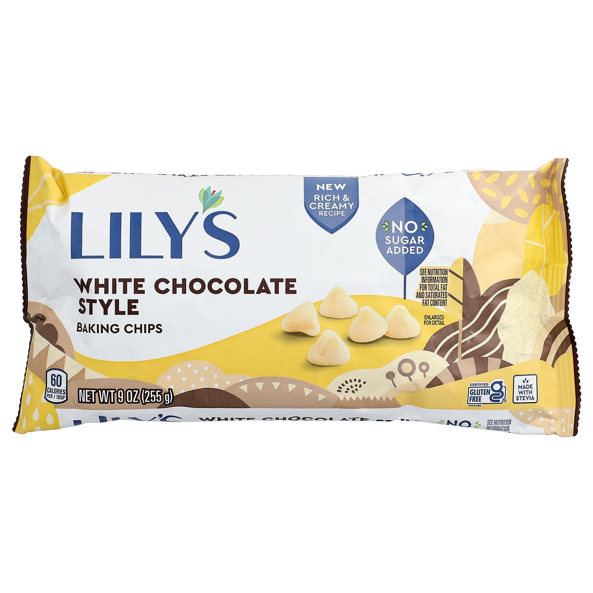 Lily's Sweets, Baking Chips, White Chocolate Style, 9 oz (255 g)
