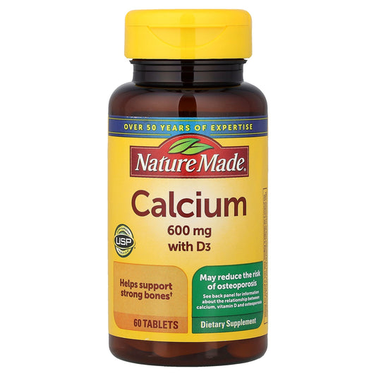 Nature Made, Calcium With Vitamin D3, 60 Tablets