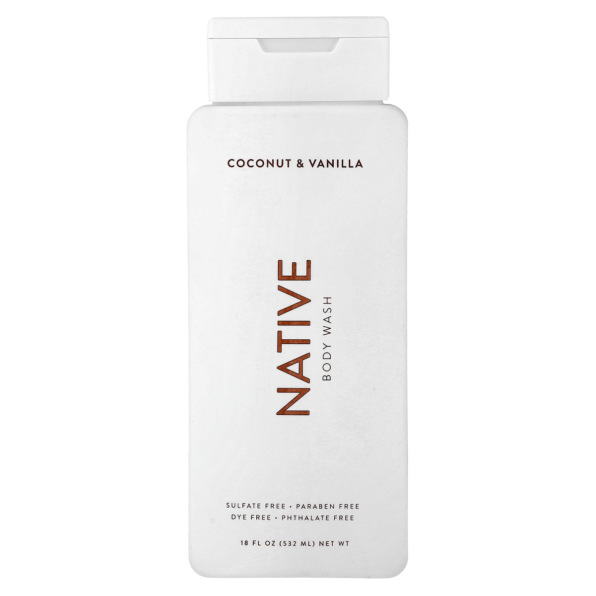 Native, Body Wash, Coconut & Vanilla, 18 fl oz (532 ml)