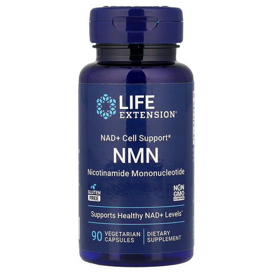 Life Extension, NMN, NAD+ Cell Support, 90 Vegetarian Capsules (300 mg per Capsule)