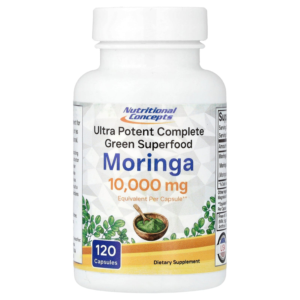 Nutritional Concepts, Moringa, 120 Capsules (200 mg per Capsule)